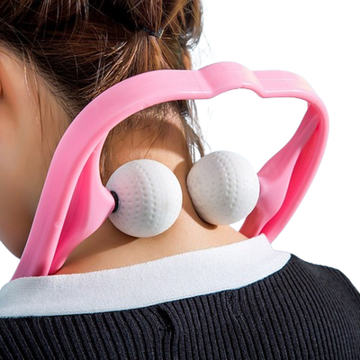 Neck Massager Neck Shoulder Deep Tissue Trigger Point Manual Self Muscle Massage Roller