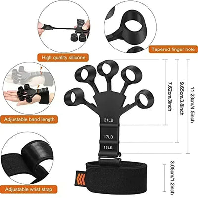 Silicone Finger Hand Grip Strengthener